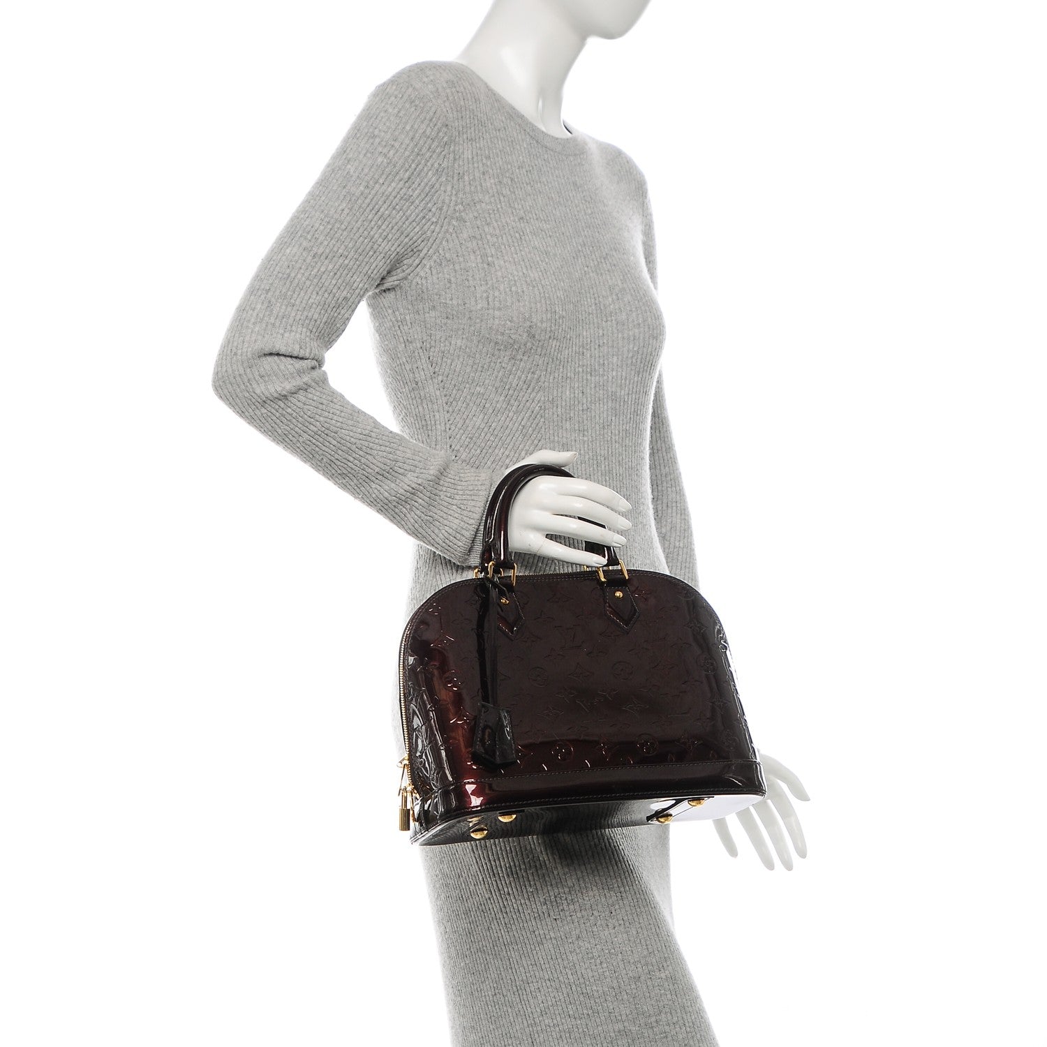 Louis Vuitton Vernis Alma PM Amarante 2 of 7