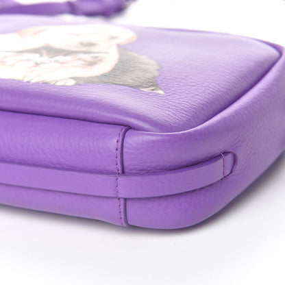 Balenciaga Calfskin Puppy and Kitten Everyday S Camera Bag Purple 6 of 10