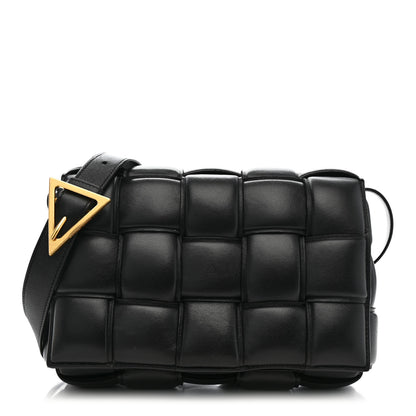 Bottega Veneta Nappa Maxi Intreccio Padded Cassette Crossbody Bag Black 1 of 10
