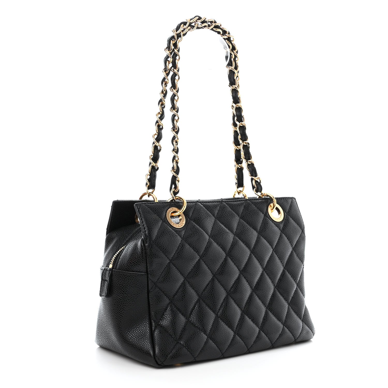 Chanel Caviar Quilted Petit Timeless Tote PTT Black 3 of 10