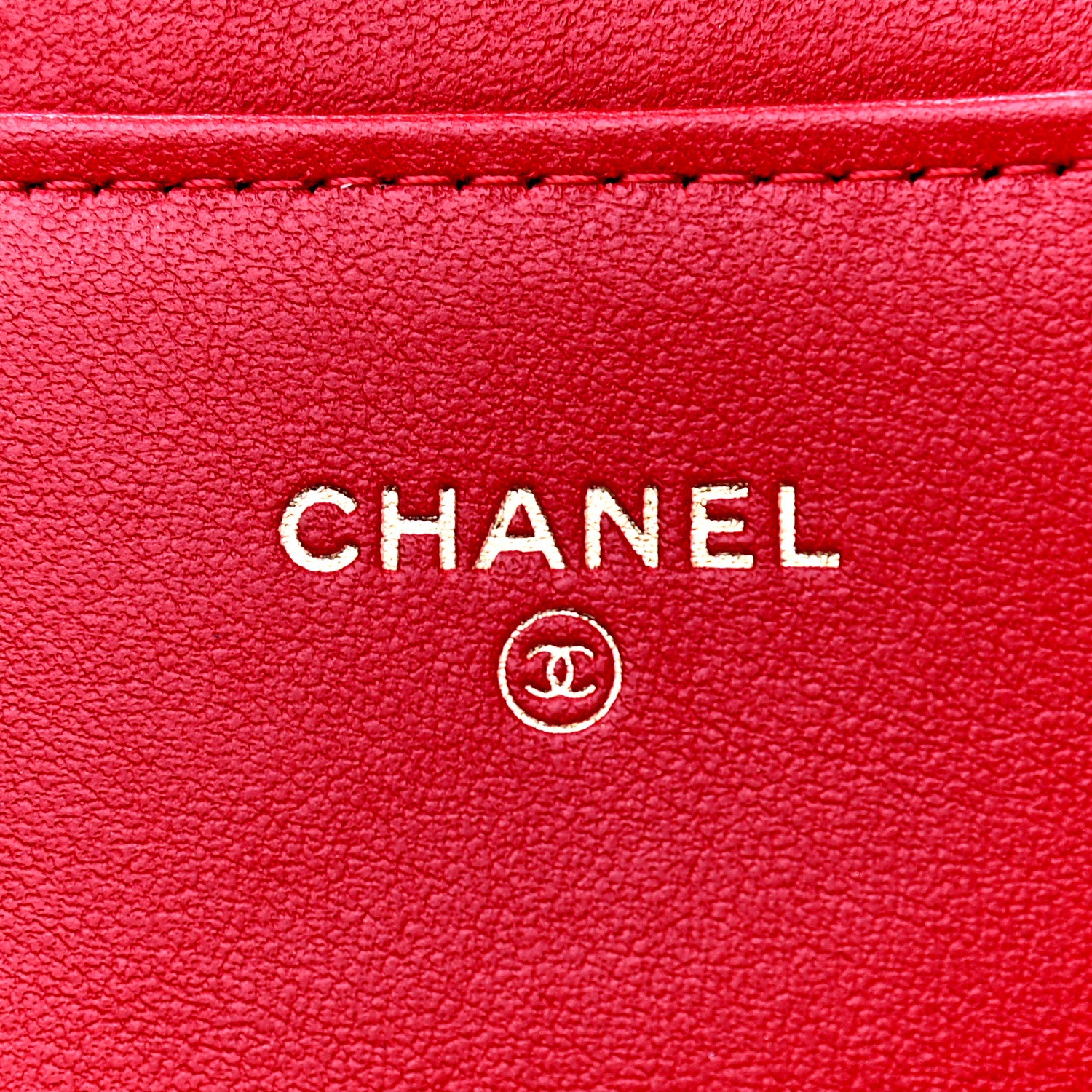 Chanel Aged Calfskin Quilted Large Reissue Gusset Flap Wallet Red 6 of 10