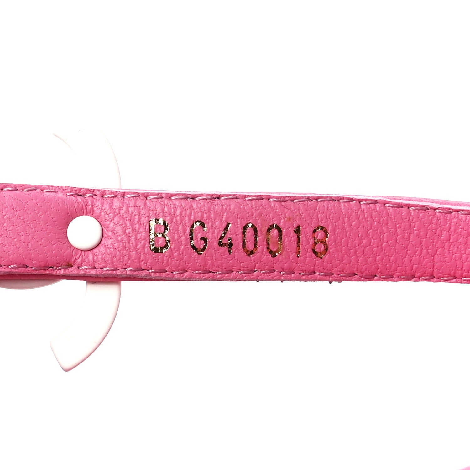 Chanel Lambskin CC Logo Thong Sandals 37.5 Pink 8 of 9