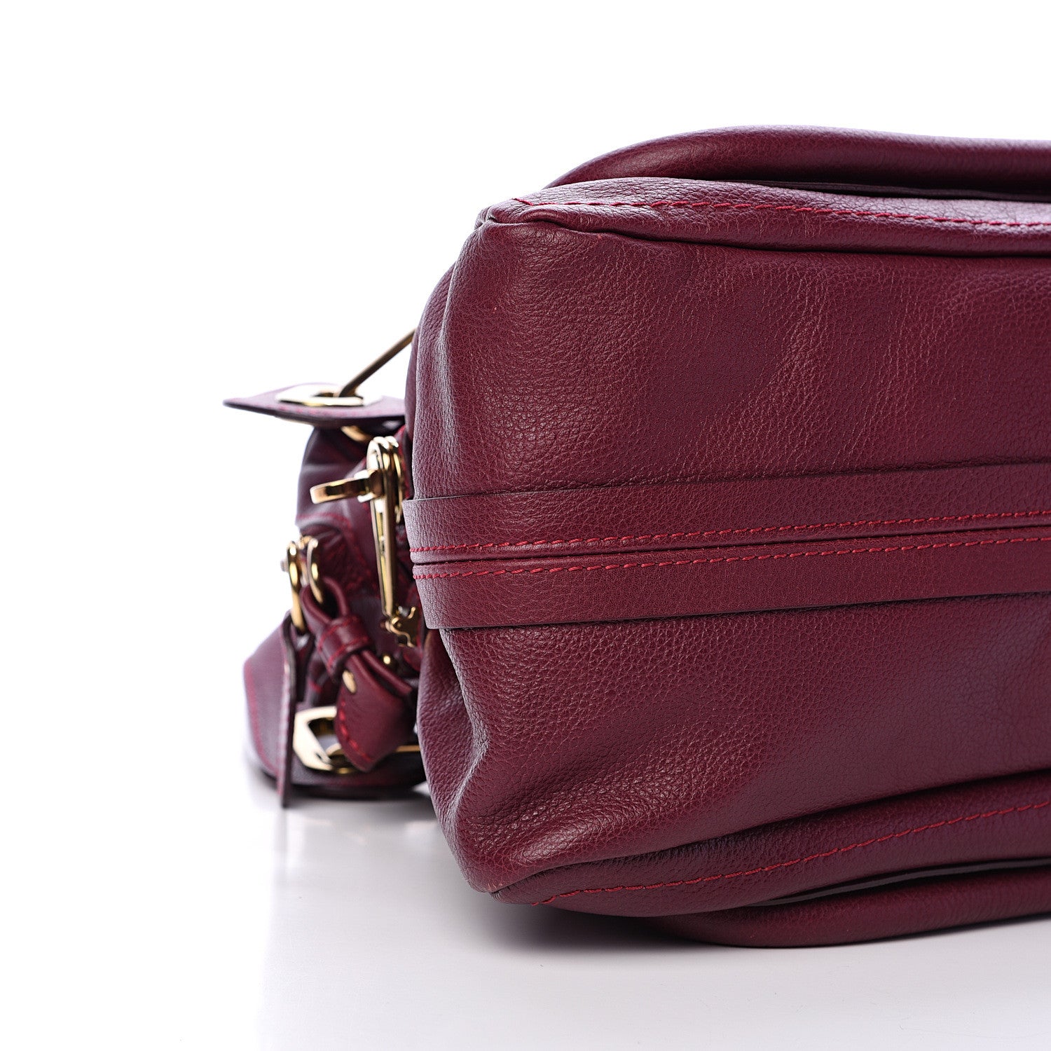 Chloe Calfskin Medium Paraty Wine Purple 8 of 12