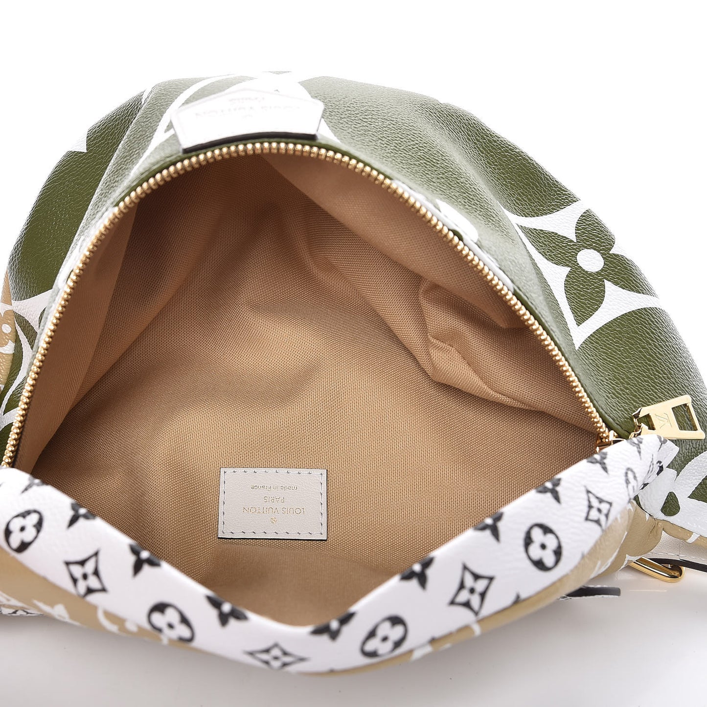 Monogram Giant Bumbag Kaki Beige