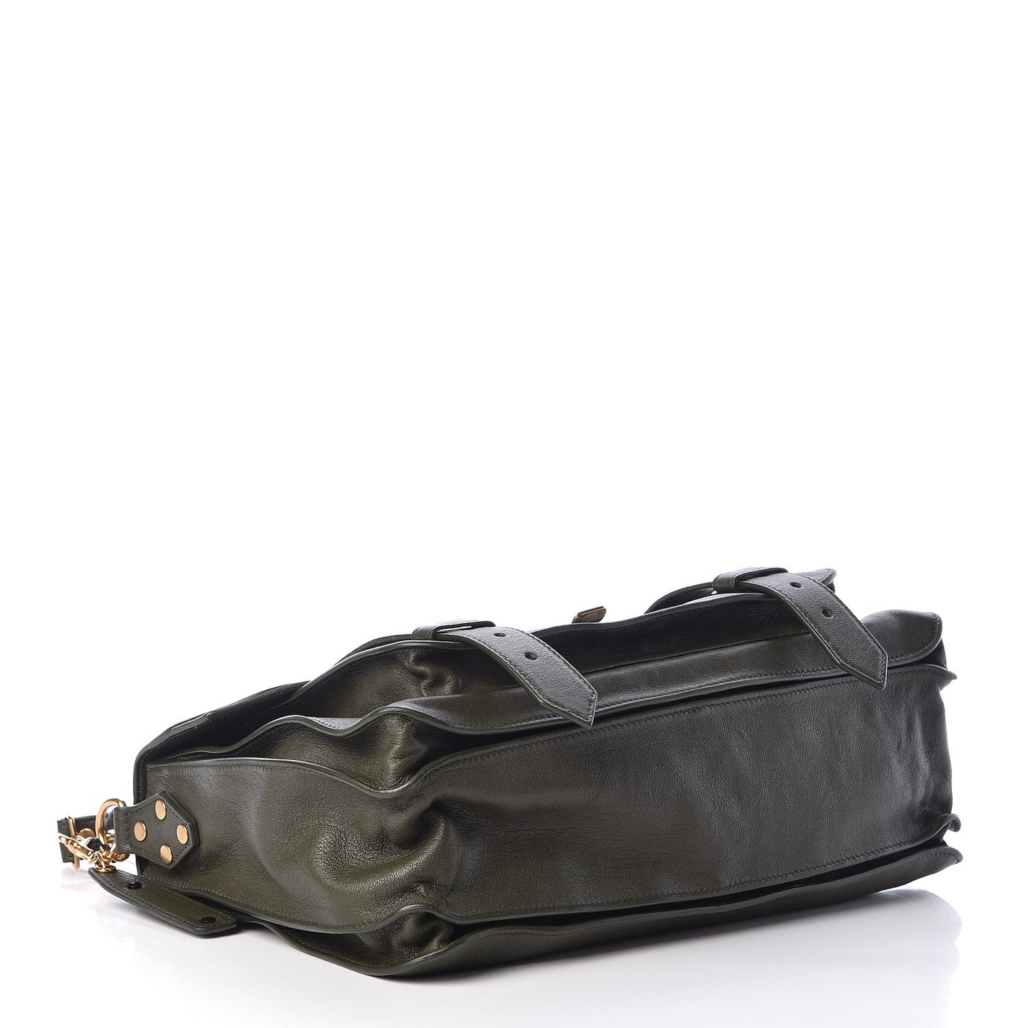 Lambskin Medium PS1 Satchel Military