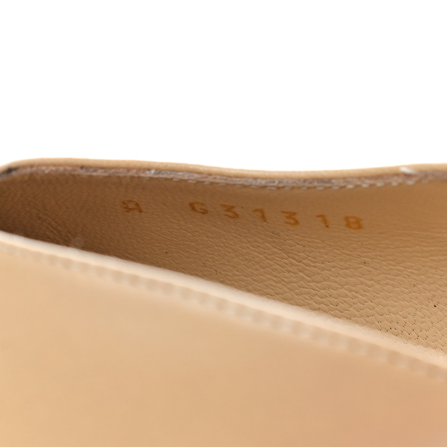 Chanel Goatskin Grosgrain Cap Toe CC Slingback Pumps 37 Beige Black 7 of 7