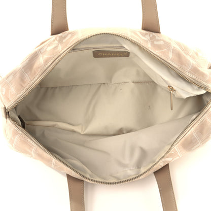 Chanel Nylon Travel Bowler Beige 4 of 9