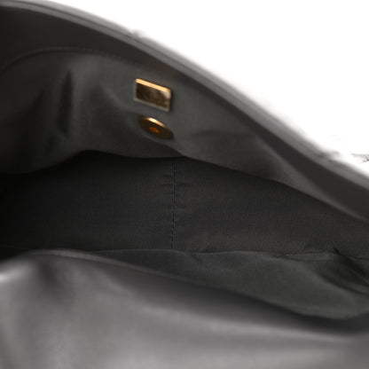 Chanel Lambskin Quilted Large Chanel 19 Flap Dark Grey 5 of 11