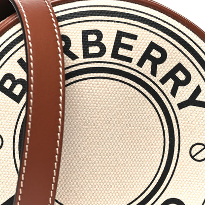 Burberry Canvas Calfskin Louise Bag Natural 8 of 10