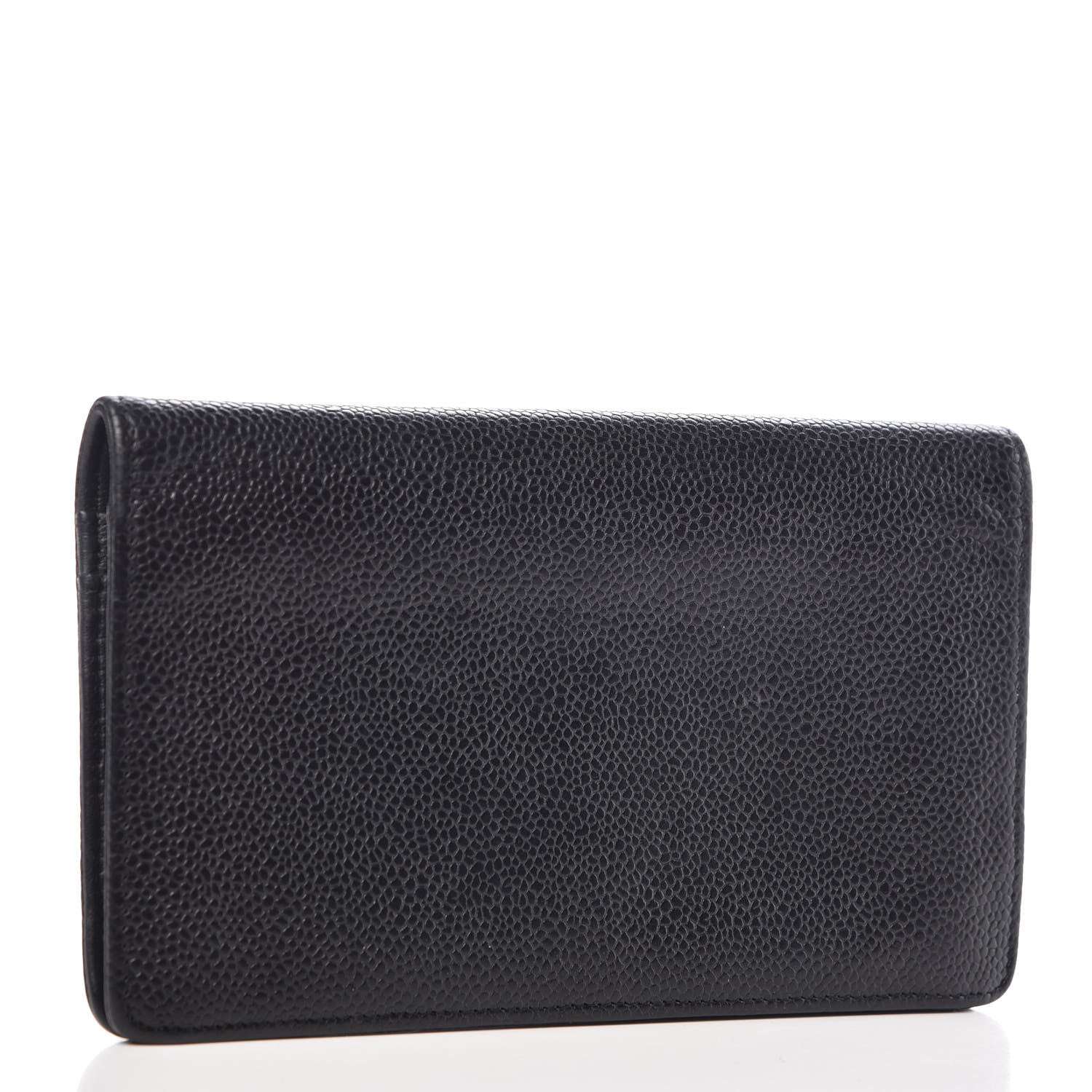Chanel Caviar Timeless CC Yen Wallet Black 3 of 9