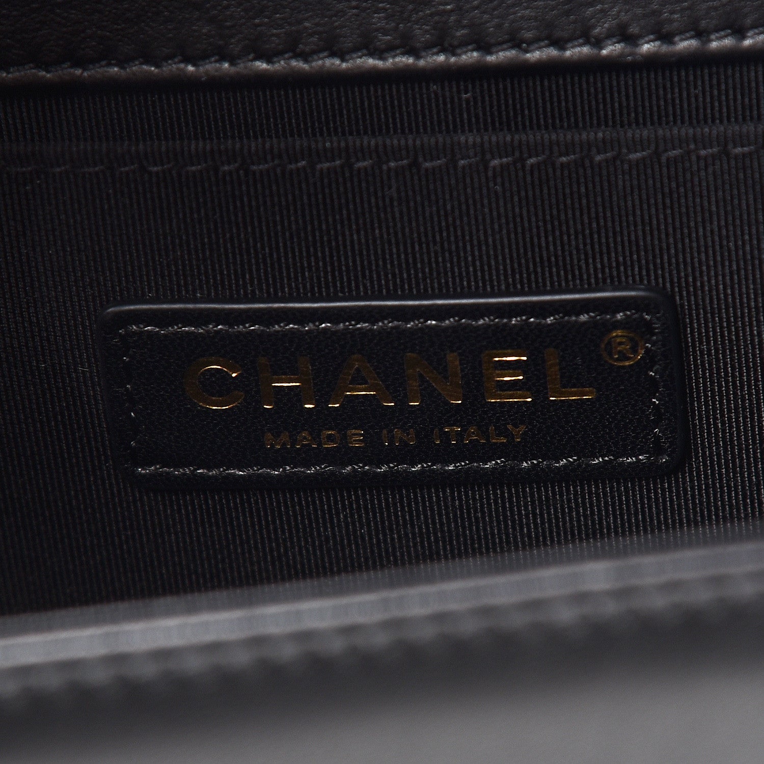 Chanel Lambskin Quilted Medium Boy Flap Black 8 of 18
