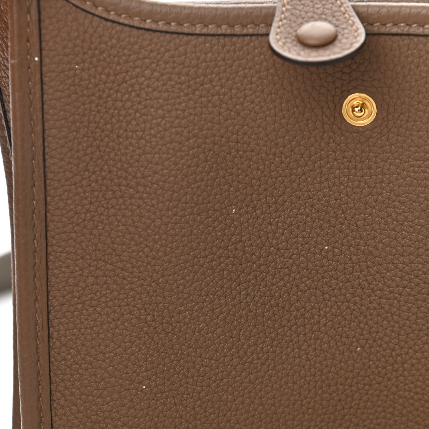 Hermes Taurillon Clemence Amazone Evelyne TPM Etoupe Etain 12 of 13