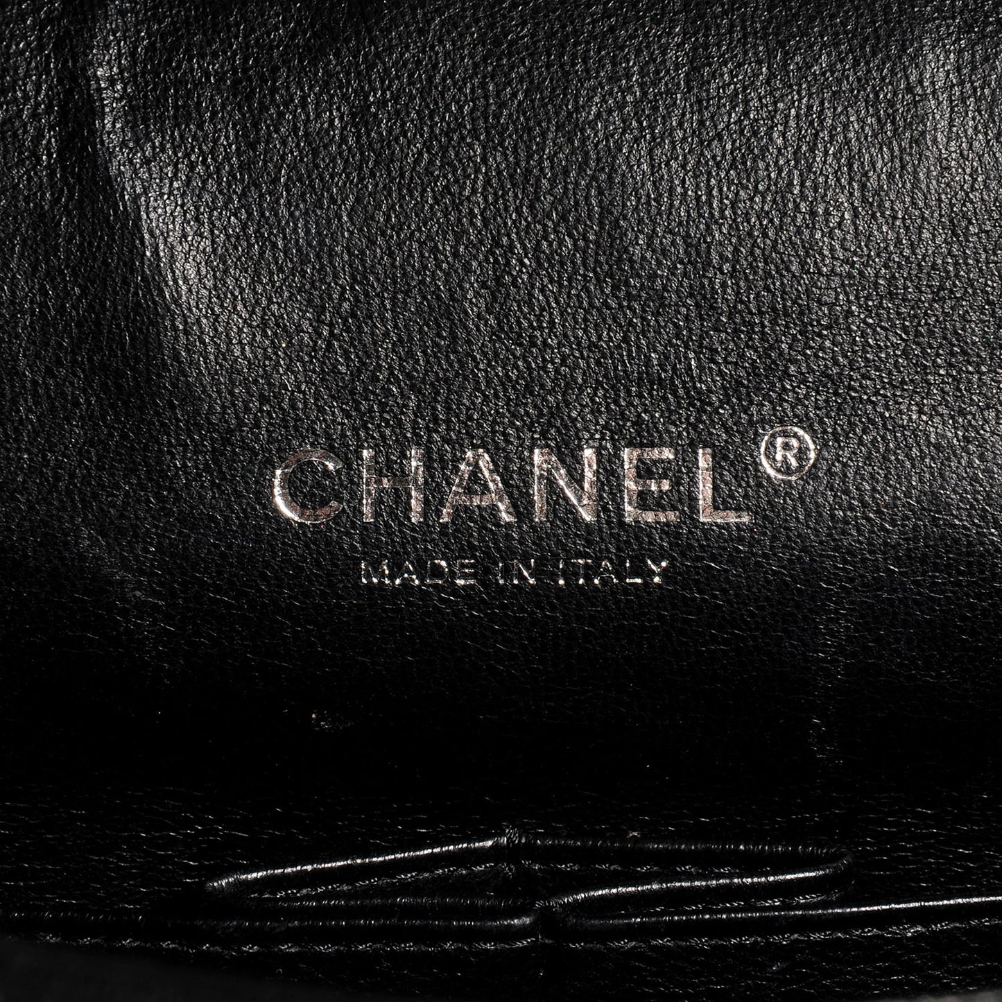 Patent Quilted Maxi Double Flap Black
