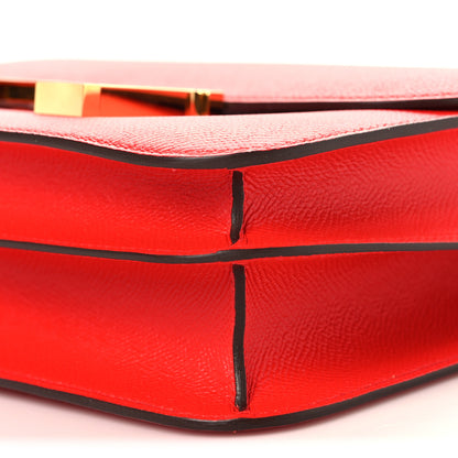 Hermes Epsom Constance 24 Rouge Casaque 10 of 11