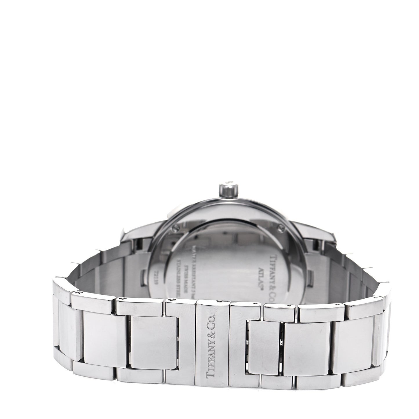 Stainless Steel 37mm Atlas 2-Hand Quartz Watch