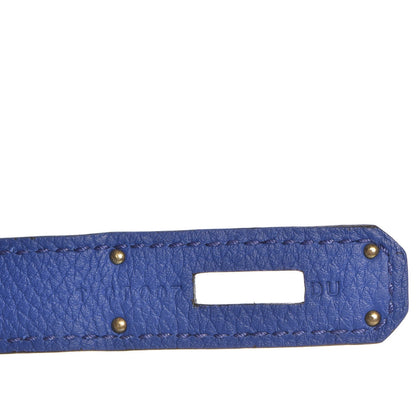Hermes Togo Birkin 30 Bleu Electrique 17 of 34