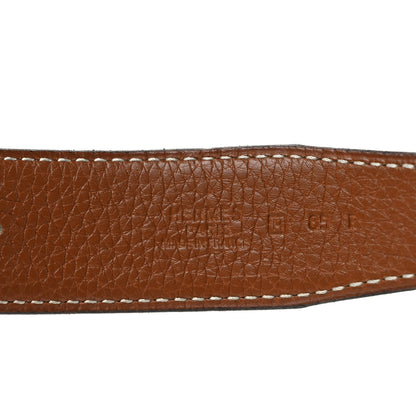 Hermes Box Togo 32mm H Belt 85 Black Gold 3 of 4