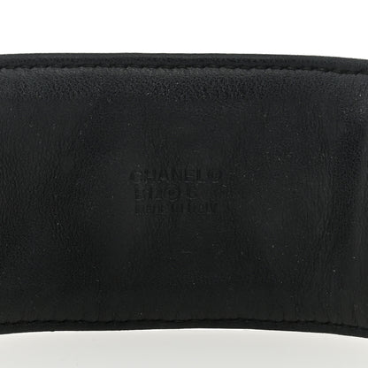 Chanel Lambskin Quilted CC Turnlock Cuff Bracelet S Black 3 of 3