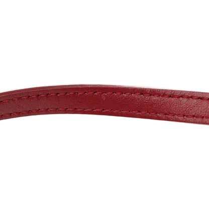 Saint Laurent Calfskin Y Quilted Monogram Toy Loulou Crossbody Bag Rouge 18 of 19