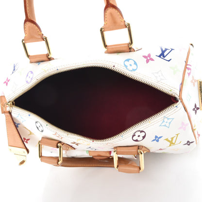 Louis Vuitton Monogram Multicolor Speedy 30 White 5 of 9