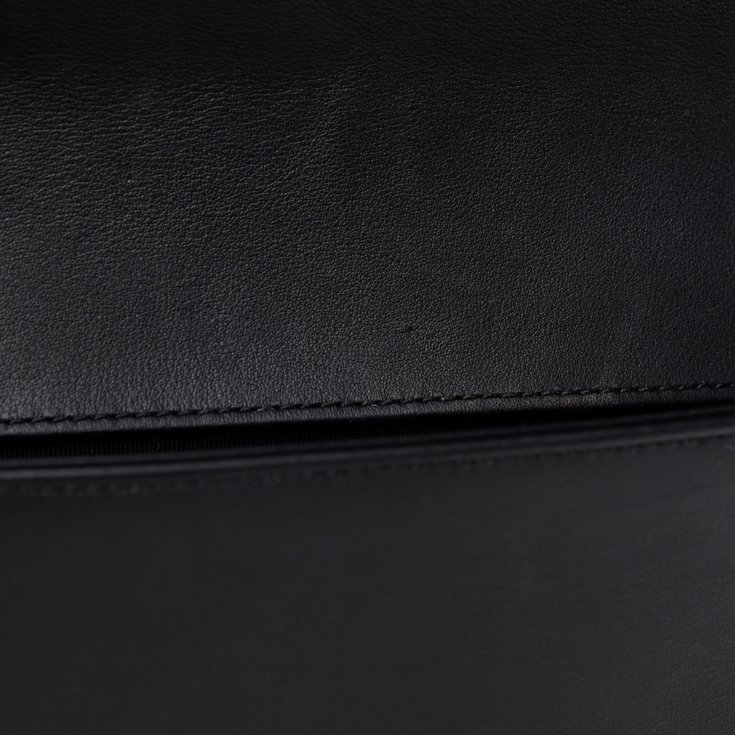 Chanel Calfskin Quilted Boy Clutch With Removable Chain So Black 9 of 9