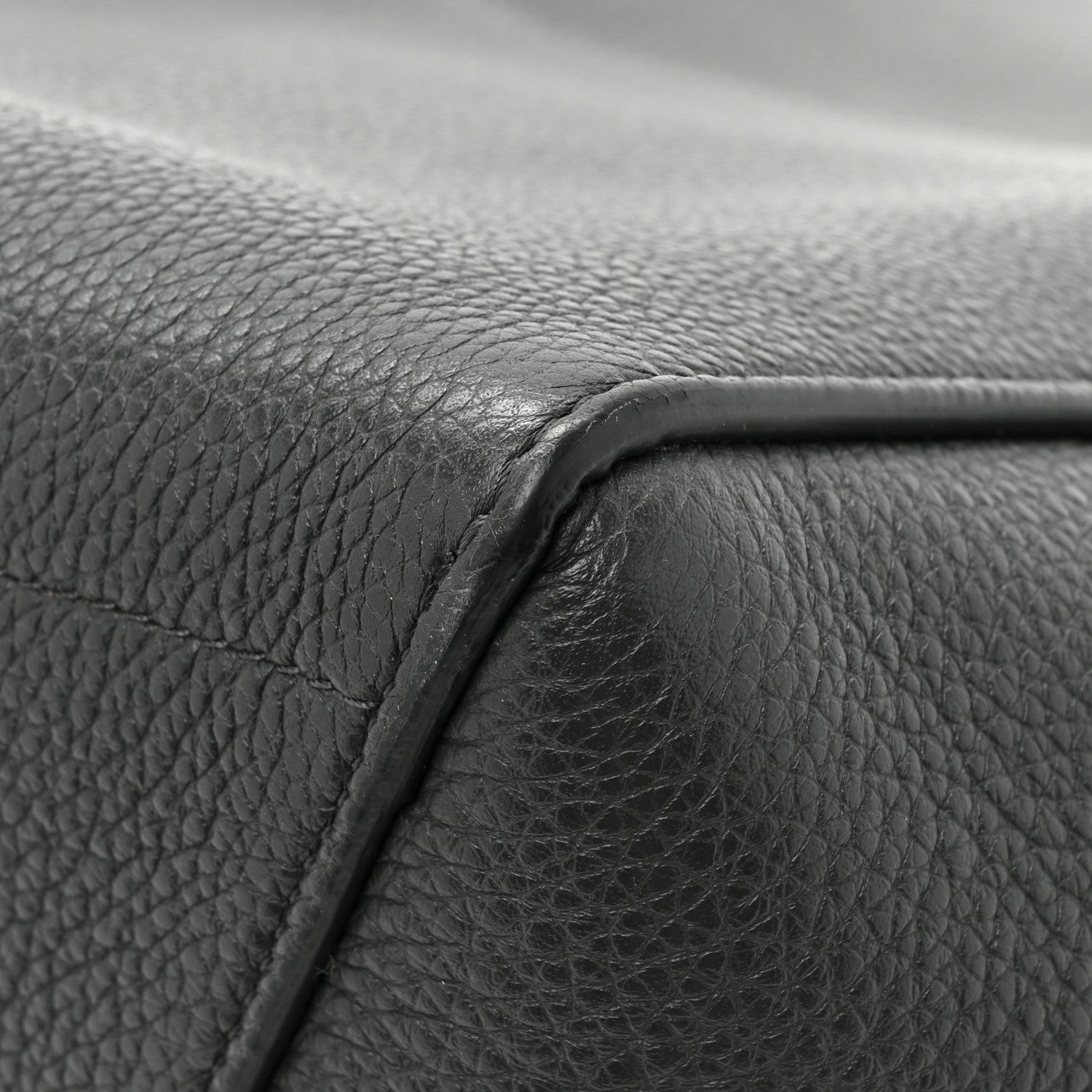 Celine Soft Grained Calfskin Sangle Bucket Bag Anthracite 12 of 12