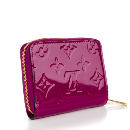 Louis Vuitton Vernis Zippy Coin Purse Magenta 3 of 7