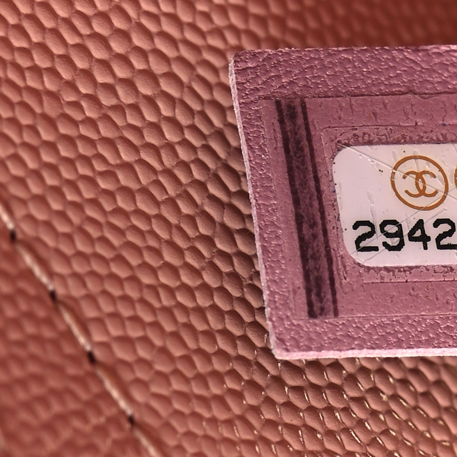 Chanel Caviar Small Studded Deauville Tote Light Pink 7 of 10