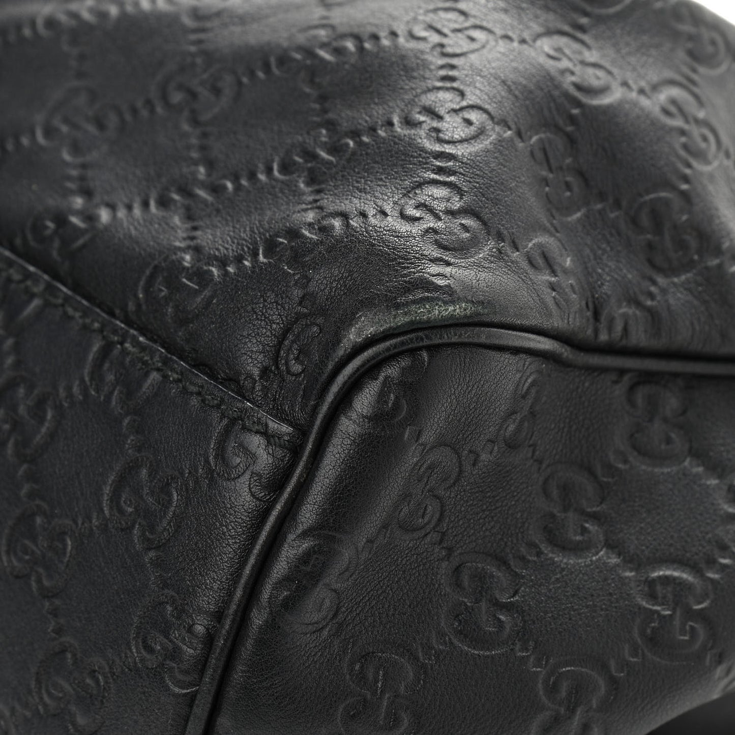 Guccissima Medium Sukey Tote Black