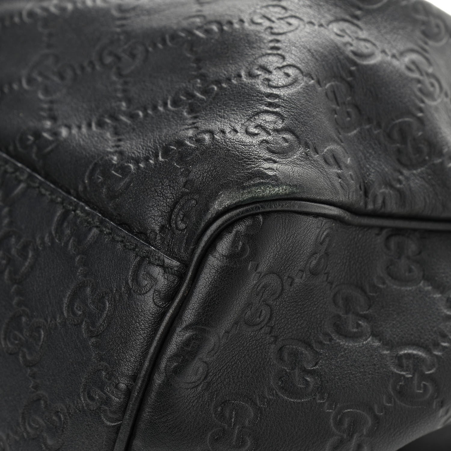 Gucci Guccissima Medium Sukey Tote Black 8 of 16