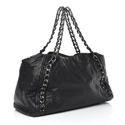 Chanel Calfskin East West Modern Chain Tote Black 3 of 10