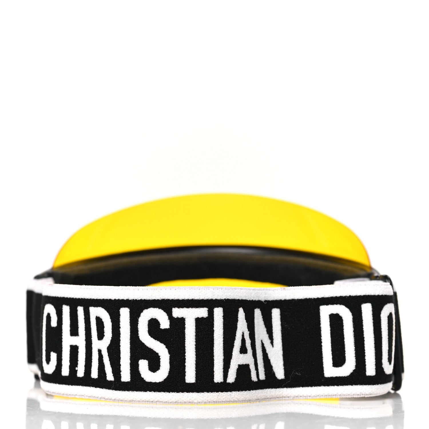 Christian Dior Acetate DiorClub1 Sun Visor Yellow 3 of 8