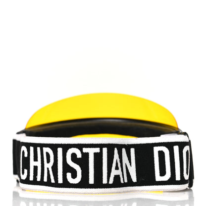 Christian Dior Acetate DiorClub1 Sun Visor Yellow 3 of 8