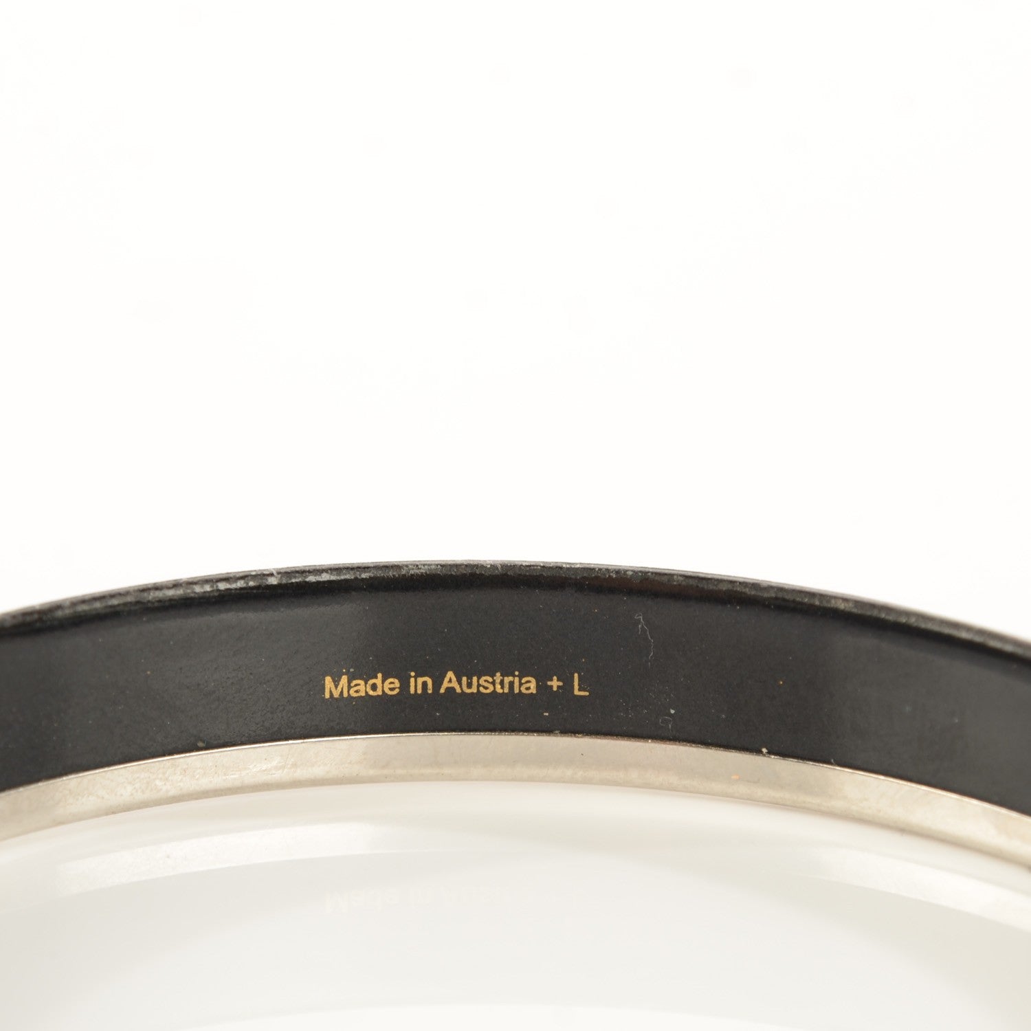 Hermes Enamel Printed Tohu Bohu Narrow Bracelet Orange 65 4 of 4