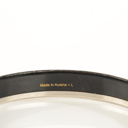 Hermes Enamel Printed Tohu Bohu Narrow Bracelet Orange 65 4 of 4