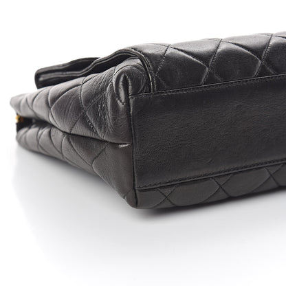 Chanel Lambskin Quilted Shoulder Bag Black 14 of 16