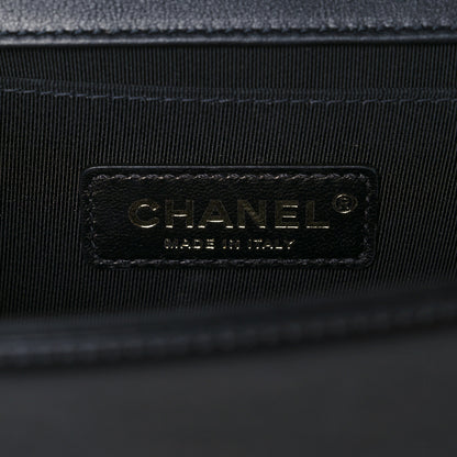 Chanel Calfskin Quilted Medium Boy Flap Black 5 of 11