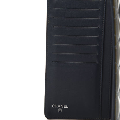 Chanel Patent Quilted Brilliant Yen Wallet Blue Fonce 8 of 12