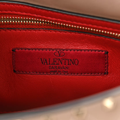 Valentino Garavani Lambskin Medium Rockstud Spike Shoulder Bag Poudre 7 of 12