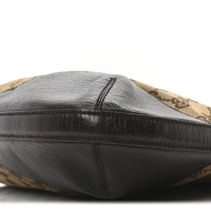 Gucci Monogram Hasler Hobo Dark Brown 10 of 10