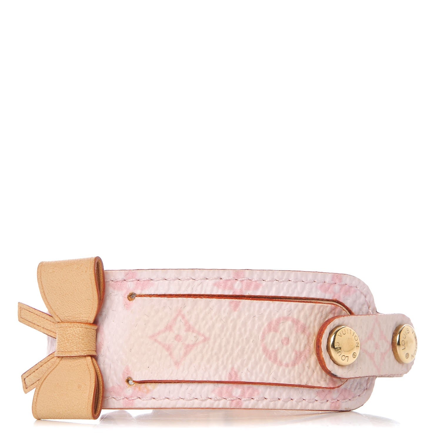 Louis Vuitton Monogram Cherry Blossom Address Wish Bracelet Pink 1 of 5