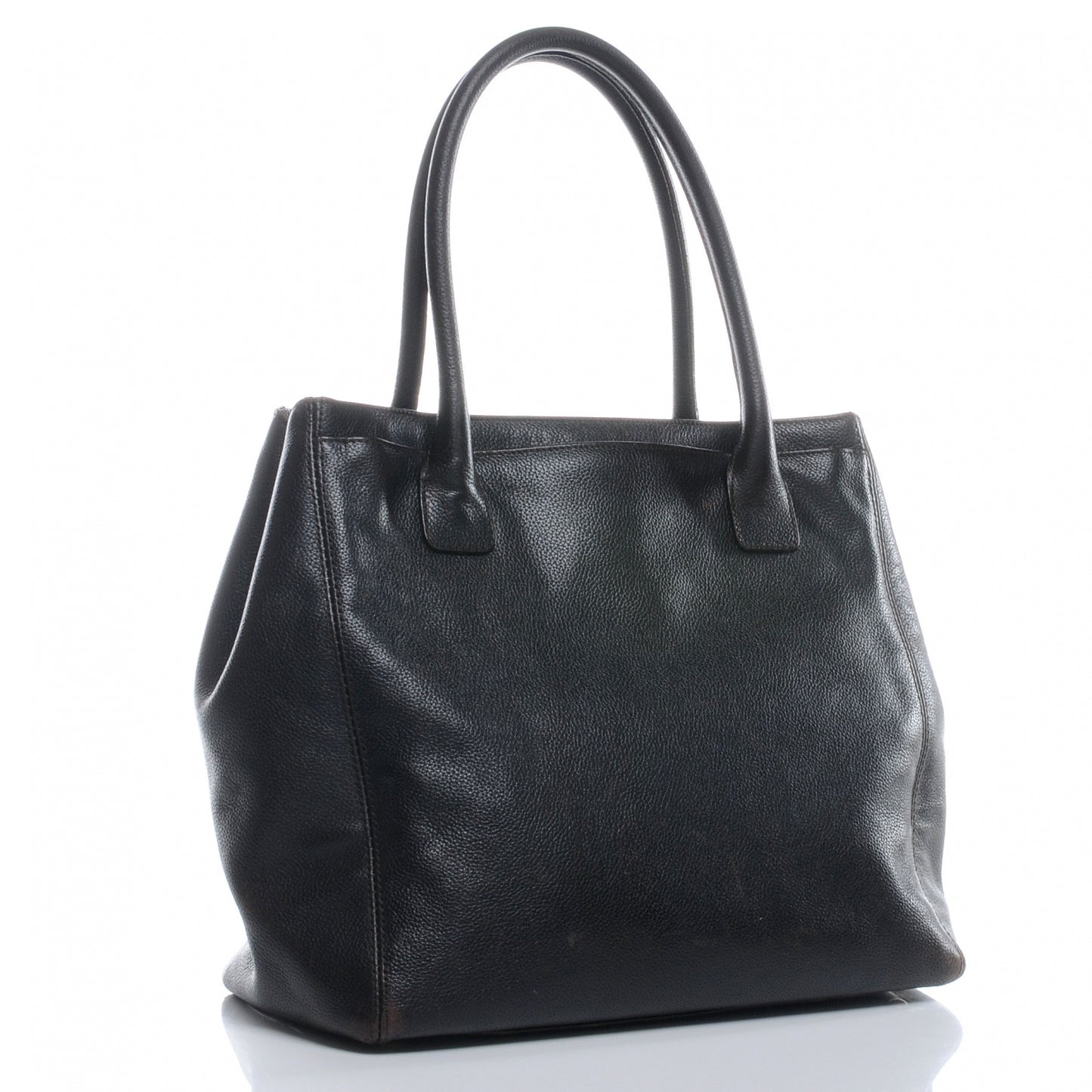 Caviar Cerf Shopper Tote Dark Brown