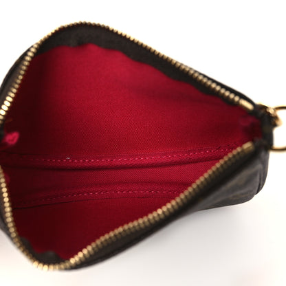 Louis Vuitton Monogram 2019 Christmas Animation Mini Courchevel Pochette Accessories Fuchsia 5 of 6