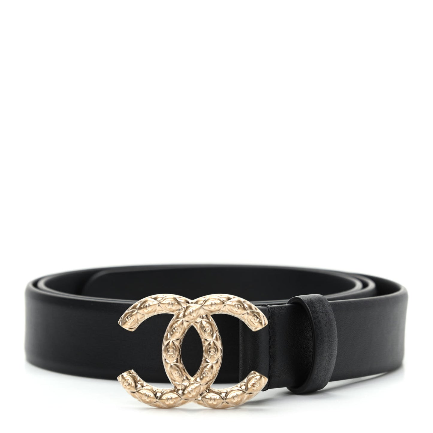 Calfskin CC Belt 85 34 Black