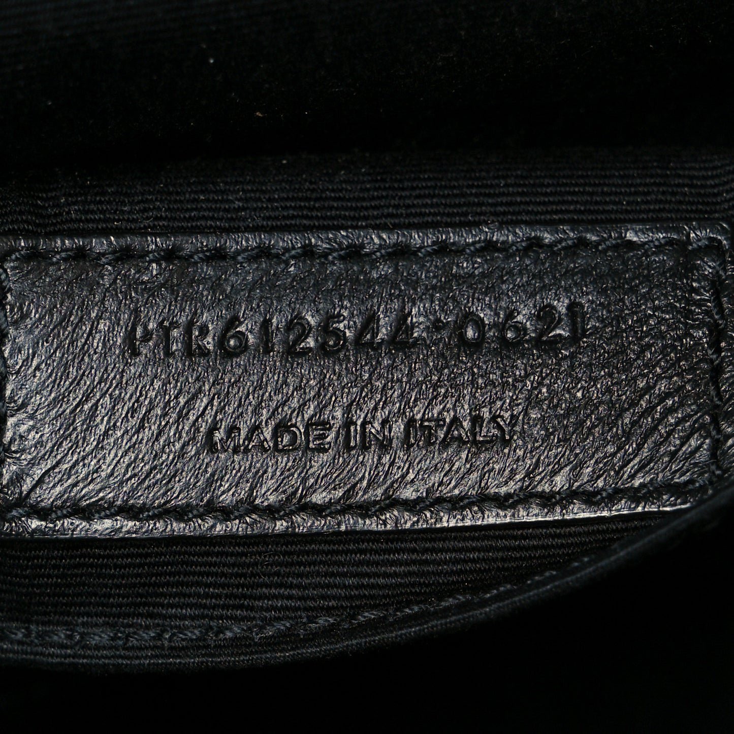 Suede Calfskin Matelasse Monogram Lou Camera Bag Black
