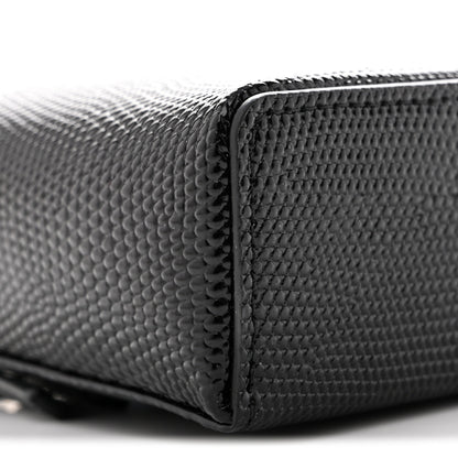 Chanel Lizard Embossed Calfskin Top Handle Slim Vanity With Chain Black 8 of 11
