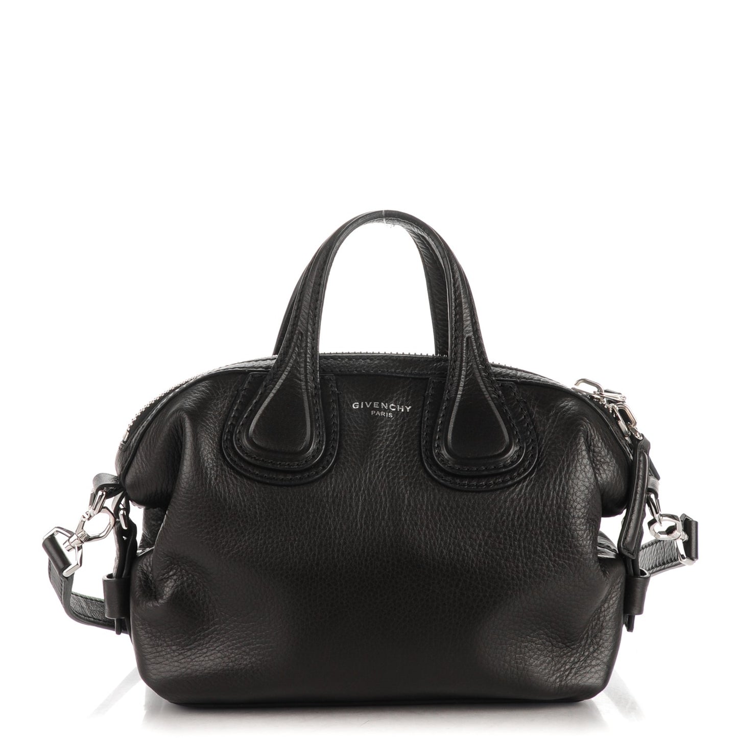 Waxed Calfskin Micro Nightingale Black
