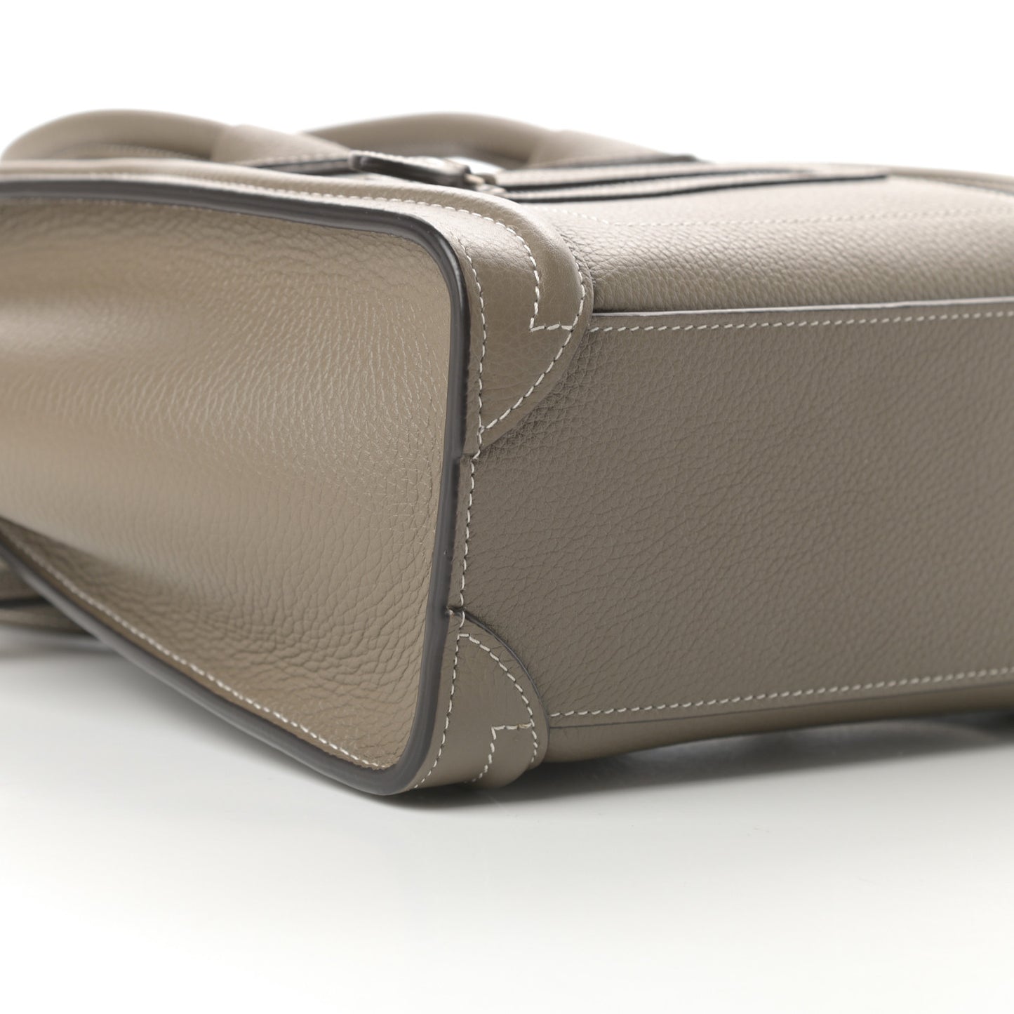 Drummed Calfskin Nano Luggage Souris