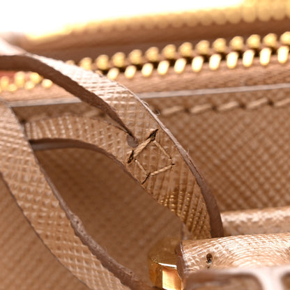 Prada Saffiano Small Galleria Double Zip Tote Caramel 14 of 14
