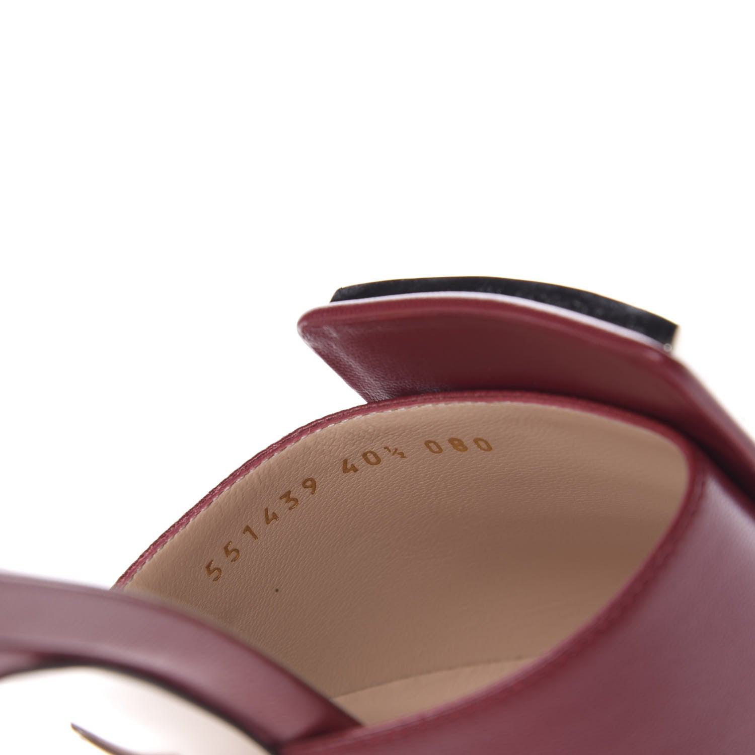 Gucci Malaga Kid Crystal Square G Madelyn Mules 40.5 Romantic Cerise 9 of 10